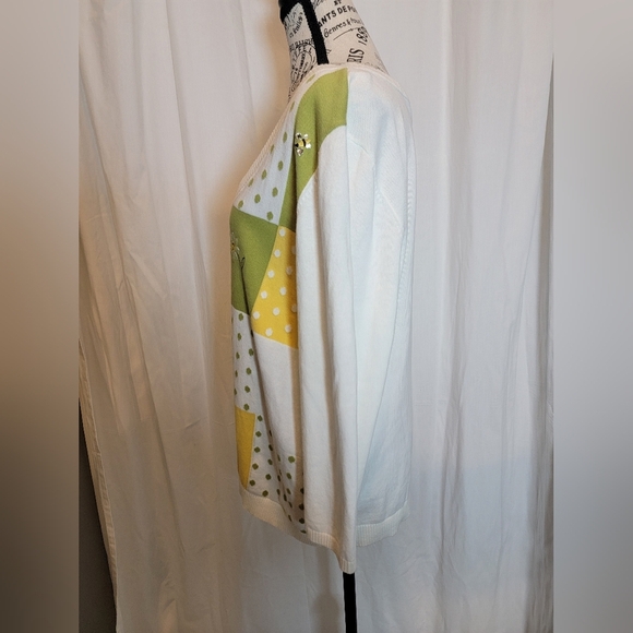 Christopher & Banks Flowers And Bees Cardigan - Picture 3 of 8